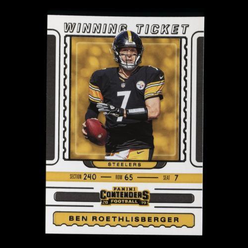 Ben Roethlisberger 2019 Contenders Winning Ticket Steelers