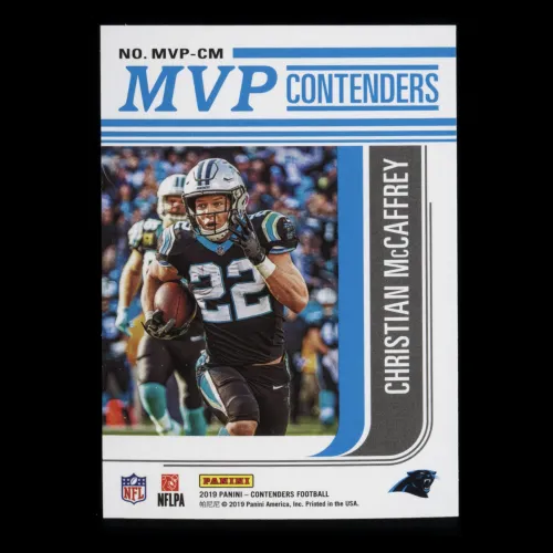 Christian McCaffrey 2019 Contenders MVP Contenders Panthers