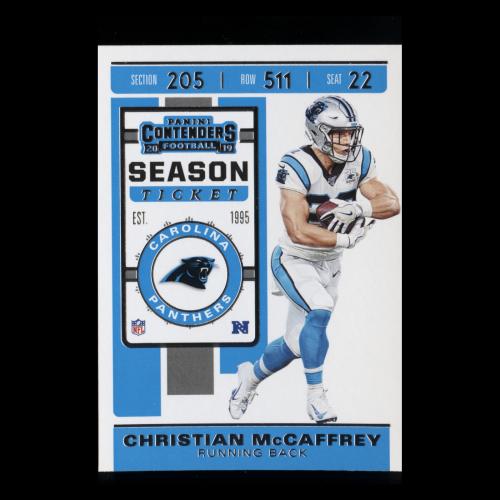 Christian McCaffrey 2019 Contenders Season Ticket Panthers