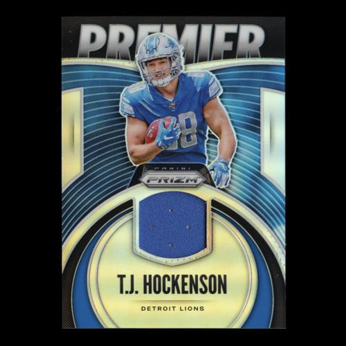 T.J. Hockenson 2019 Prizm Premier Patch Lions