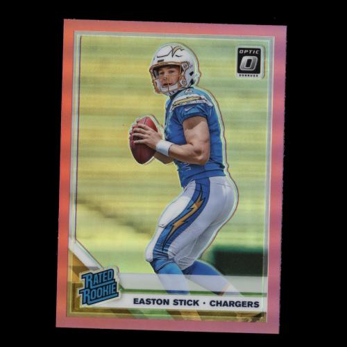 Easton Stick RR 2019 Optic Rated Rookie Pink Chargers