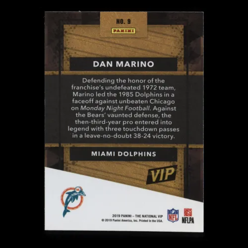 Dan Marino 2019 The National VIP Silver Dolphins