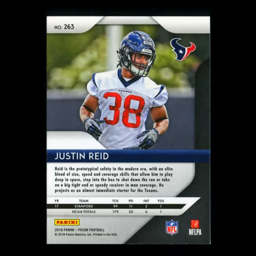 Justin Reid RC 2018 Prizm Rookie Texans