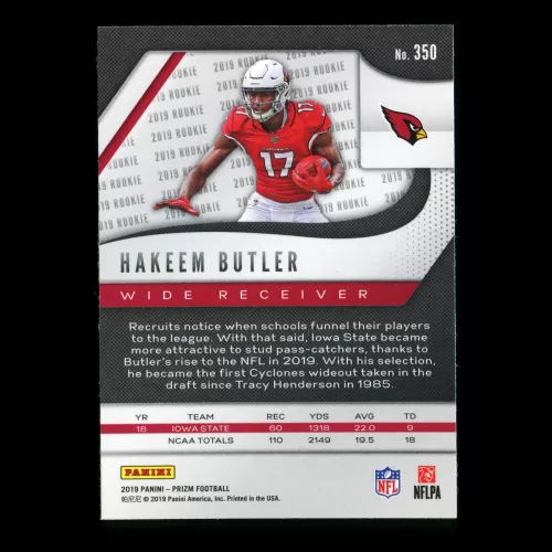 Hakeem Butler RC 2019 Prizm Rookie Cardinals