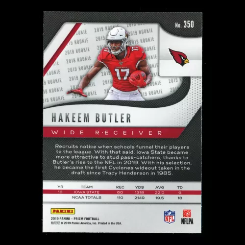 Hakeem Butler RC 2019 Prizm Rookie Cardinals