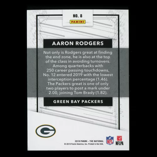 Aaron Rodgers 2019 The National Packers