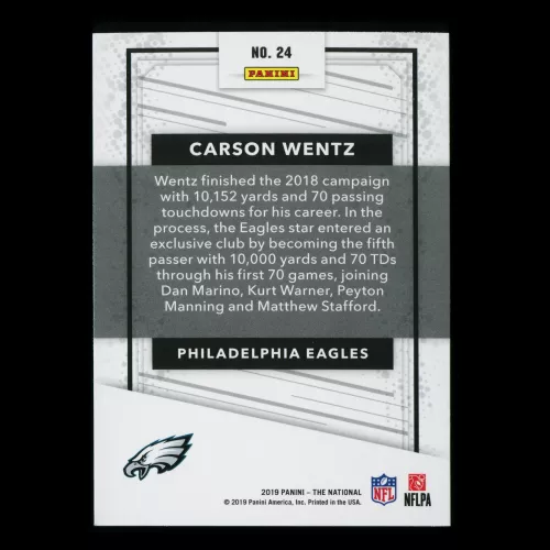 Carson Wentz 2019 The National Eagles