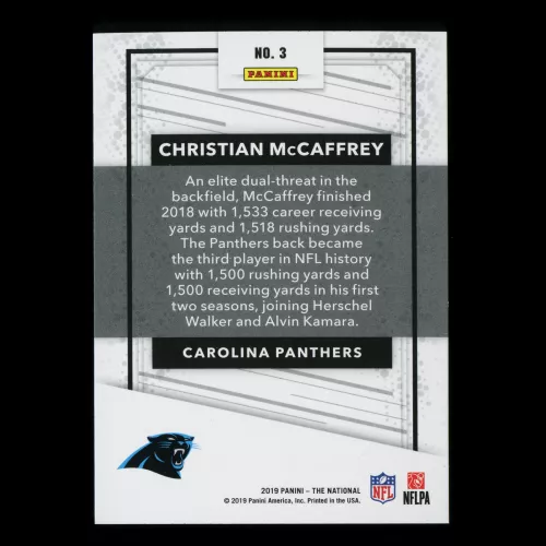 Christian McCaffrey 2019 The National Panthers