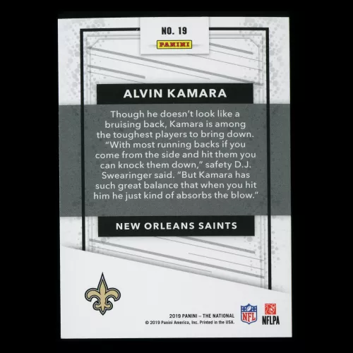Alvin Kamara 2019 The National Saints