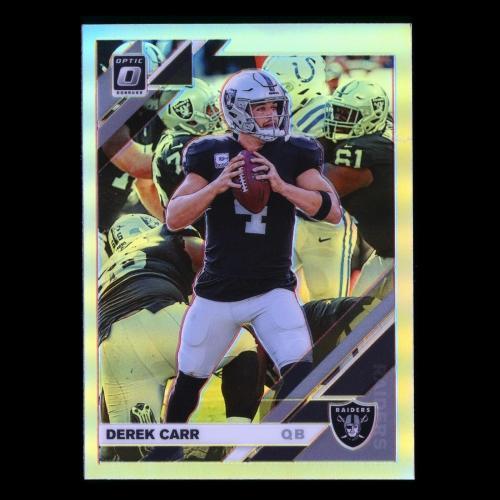 Derek Carr 2019 Optic Silver Raiders