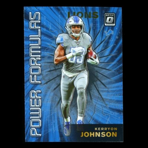 Kerryon Johnson 2019 Optic Power Formulas Lions