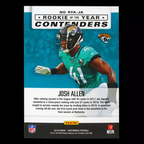 Josh Allen 2019 Contenders Rookie of the Year Jaguars