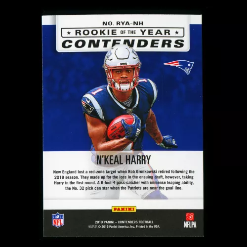N'Keal Harry 2019 Contenders Rookie of the Year Patriots