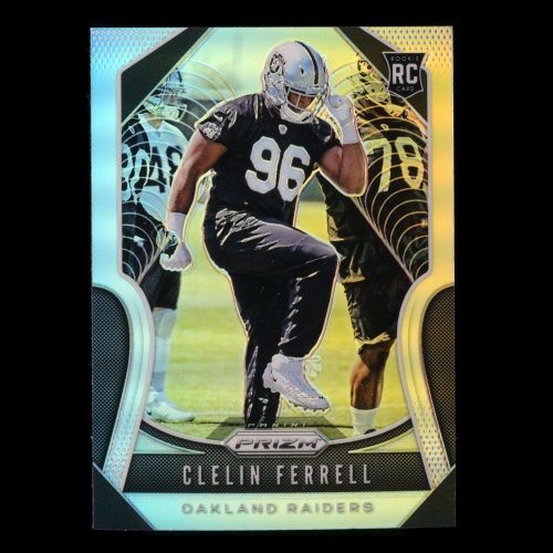 Clelin Ferrell RC 2019 Prizm Silver Rookie Raiders