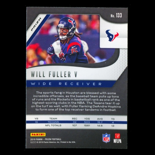 Will Fuller V 2019 Prizm Lazer Texans