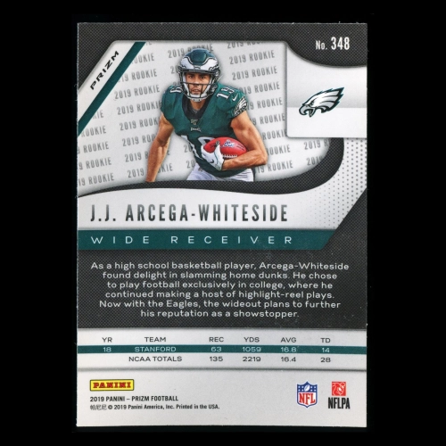 J.J. Arcega-Whiteside RC 2019 Prizm Lazer Rookie Eagles