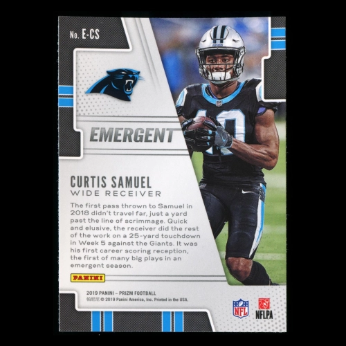 Curtis Samuel 2019 Prizm Emergent Panthers