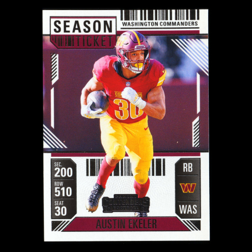 Austin Ekeler 2024 Panini Contenders Commanders
