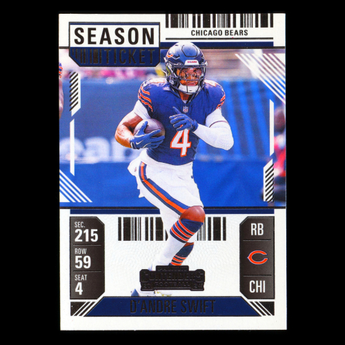 DAndre Swift 2024 Panini Contenders Bears