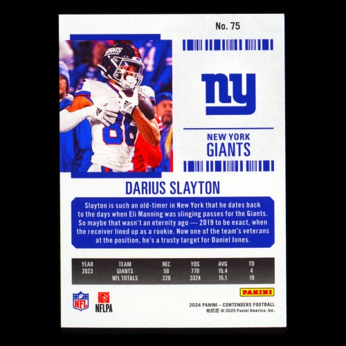 Darius Slayton 2024 Panini Contenders Giants