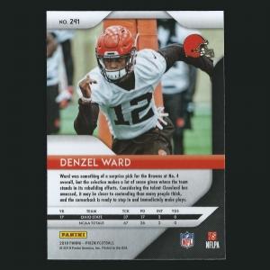 Denzel Ward RC 2018 Prizm Rookie Browns