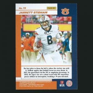 Jarrett Stidham 2019 Contender Draft Picks Game Day Ticket Tigers