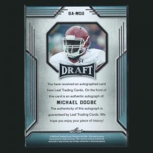 Michael Dogbe 2019 Leaf Draft Auto Cardinals