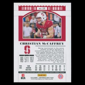 Christian McCaffrey 2019 Contenders Draft Picks Blue Foil Cardinal/Panthers
