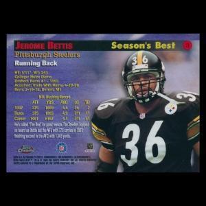 Jerome Bettis 1998 Topps Chrome Power & Speed Steelers