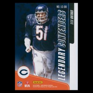Dick Butkus 2018 Contenders Legendary Contenders Red Foil Bears