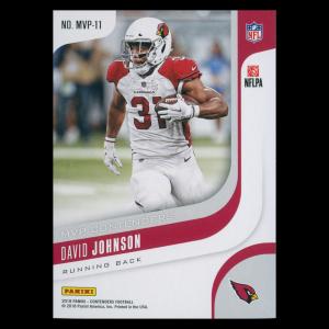 David Johnson 2018 Contenders MVP Red Foil Cardinals