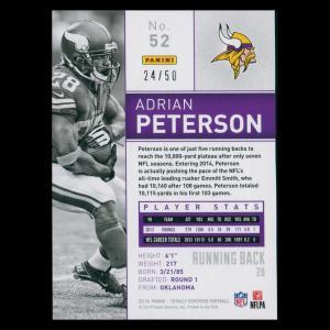 Adrian Peterson 2014 Totally Certified Blue Vikings 24/50