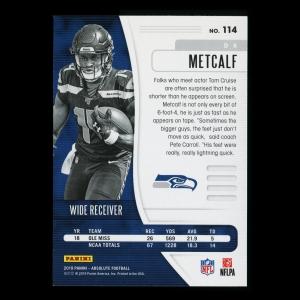 DK Metcalf RC 2019 Absolute Rookie Seahawks