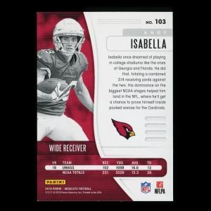 Andy Isabella RC 2019 Absolute Rookie Cardinals