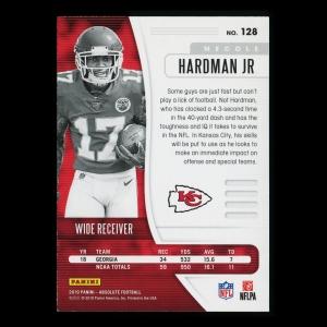 Mecole Hardman Jr. RC 2019 Absolute Rookie Chiefs