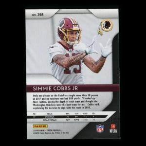 Simmie Cobbs Jr. RC 2018 Prizm Rookie Redskins