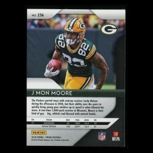 J'Mon Moore RC 2018 Prizm Rookie Packers
