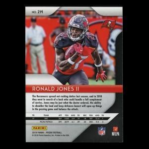 Ronald Jones II RC 2018 Prizm Rookie Buccaneers