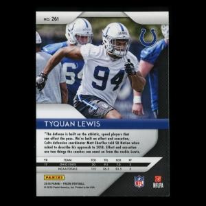 Tyquan Lewis RC 2018 Prizm Rookie Colts