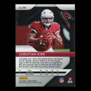 Christian Kirk RC 2018 Prizm Rookie Cardinals