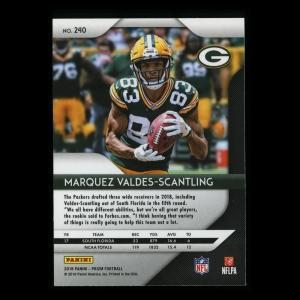 Marquez Valdes-Scantling RC 2018 Prizm Rookie Packers