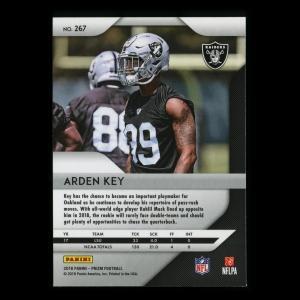 Arden Key RC 2018 Prizm Rookie Raiders
