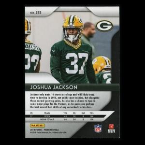 Joshua Jackson RC 2018 Prizm Rookie Packers