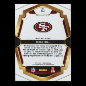 Jerry Rice 2018 Select Premier Level 49ers