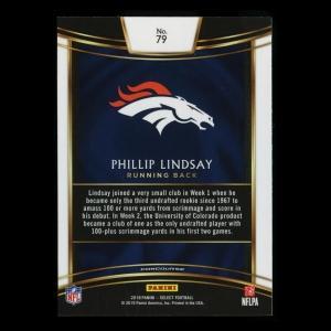 Phillip Lindsay RC 2018 Select Rookie Broncos