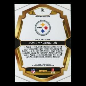 James Washington RC 2018 Select Premier Level Rookie Steelers