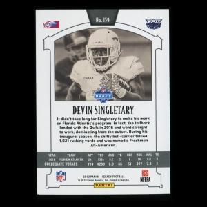 Devin Singletary RC 2019 Legacy Rookie FAU/Bills