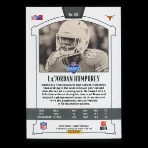 Lil'Jordan Humphrey RC 2019 Legacy Rookie Longhorns/Saints