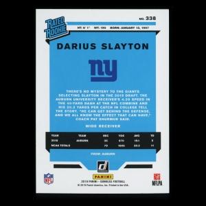 Darius Slayton RR 2019 Donruss Rated Rookie Giants