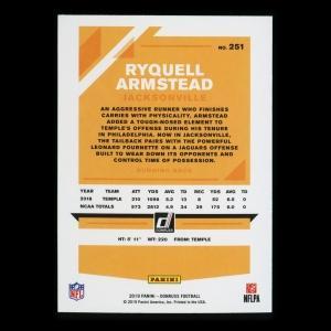 Ryquell Armstead RC 2019 Donruss Rookie Jaguars